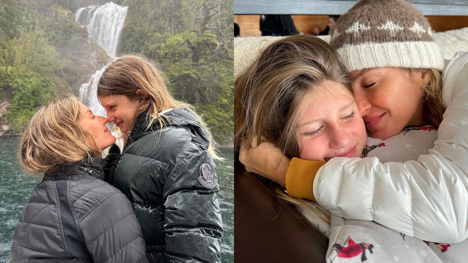 Gisele comemora aniversário de filha