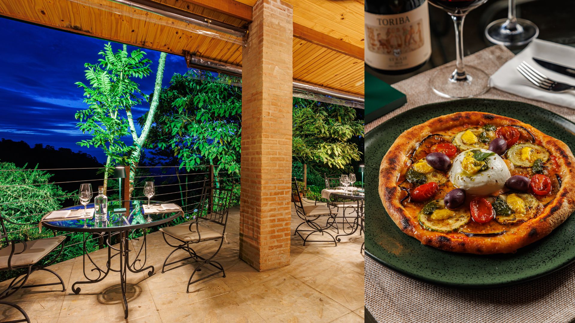 Alta Pizza, no Hotel Toriba