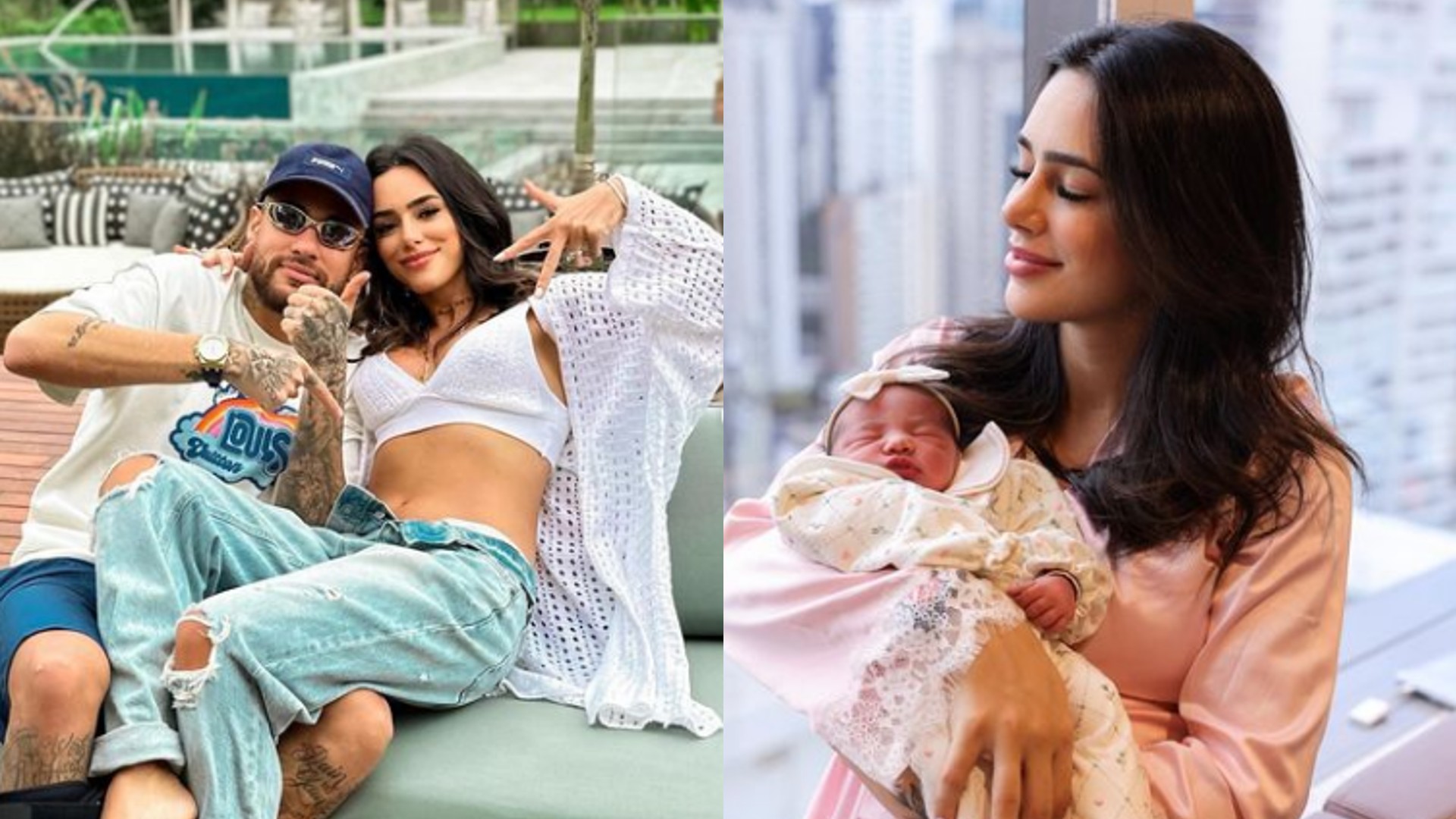 Bruna Biancardi e Neymar são pais de Mavie