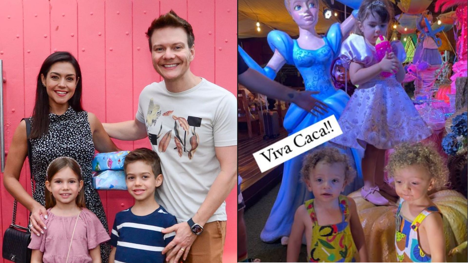 Convidados chegando na festa da filha da Tatá