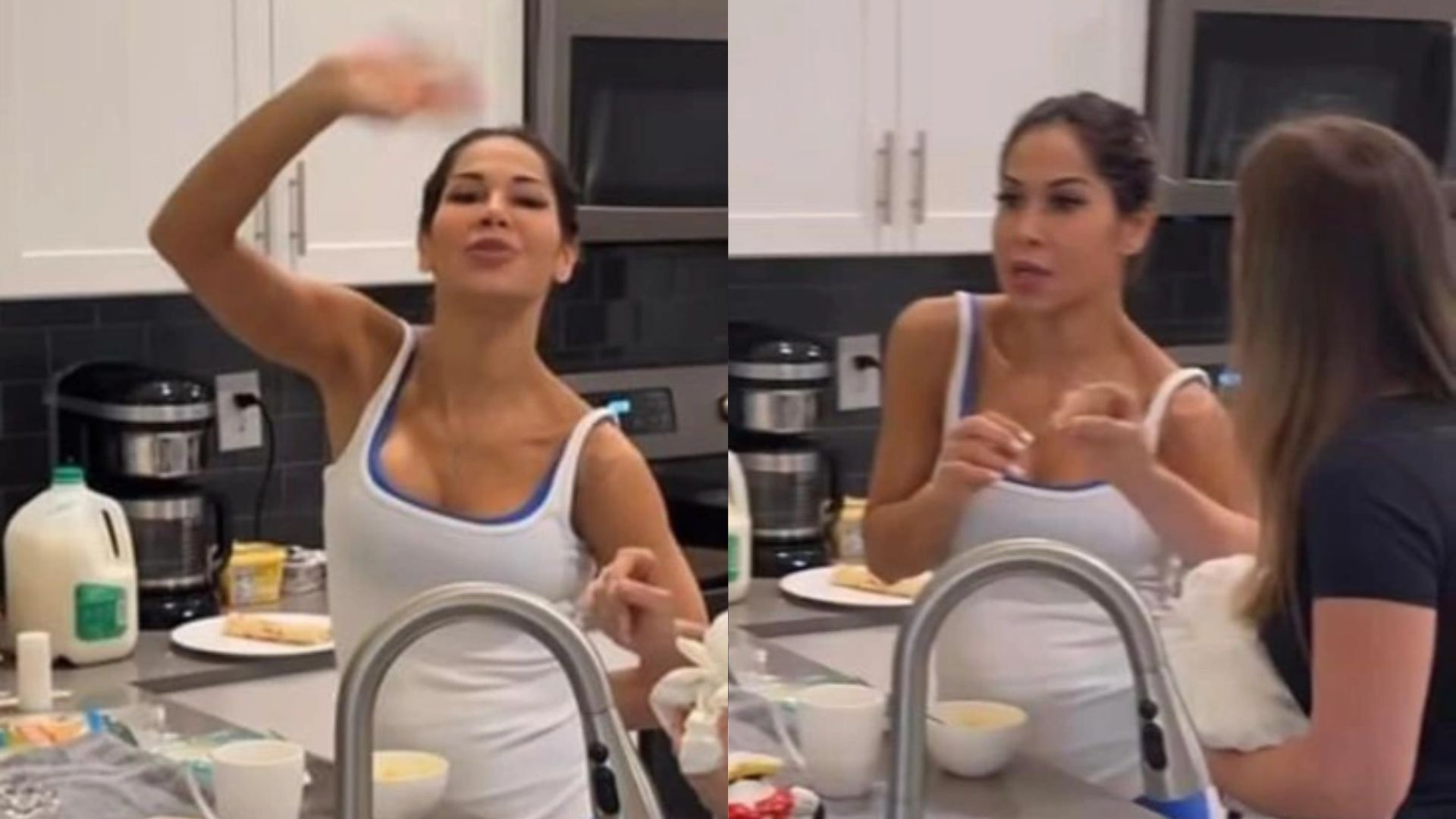 Maíra Cardi na cozinha