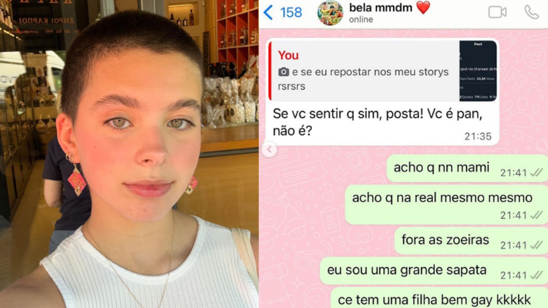 Neta do Gilberto Gil Flor Gil