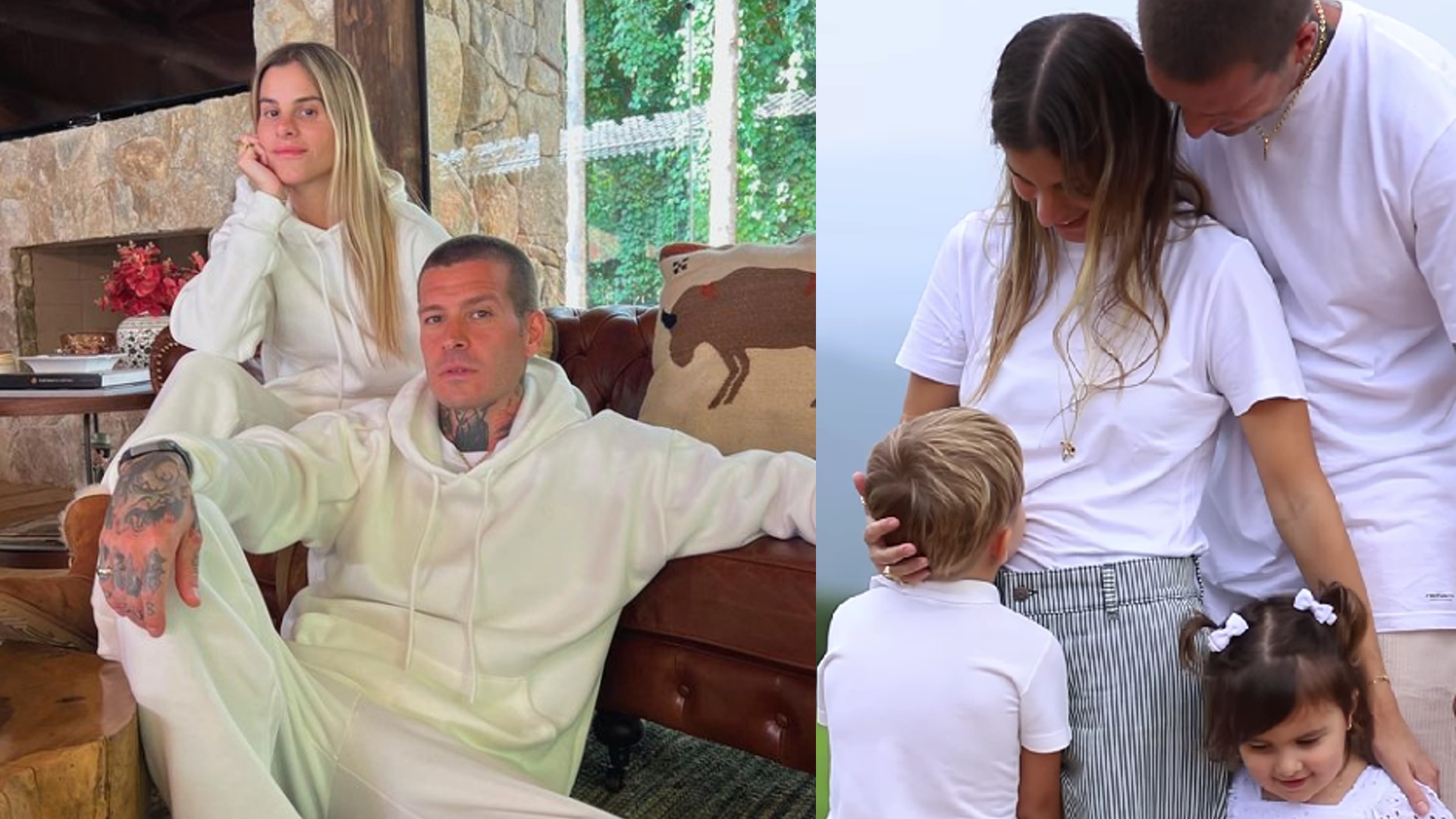 Shantal, Mateus Verdelho e os filhos