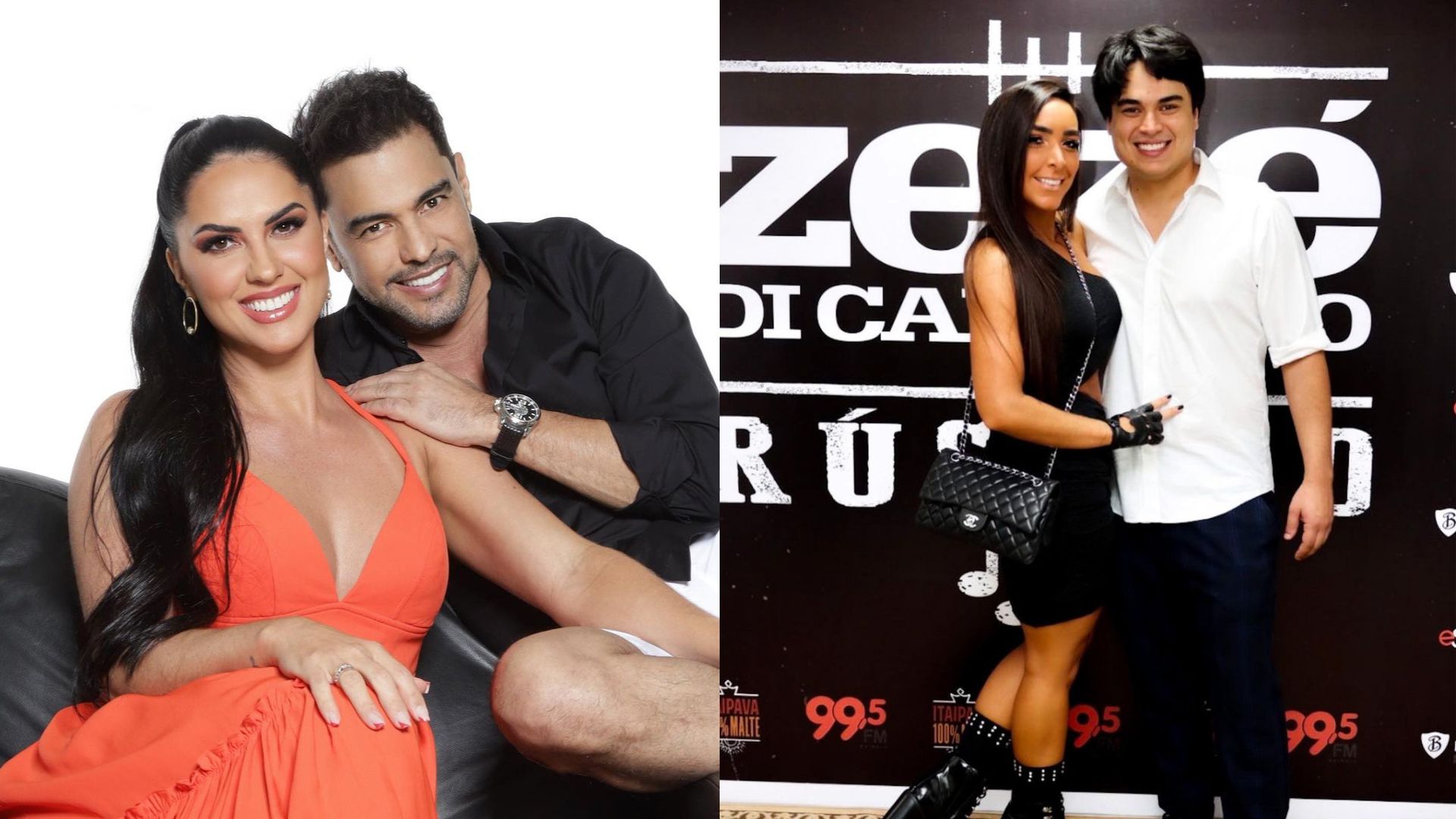 Graciele Lacerda, Zezé di Camargo, Amabylle Eiroa e Igor Camargo