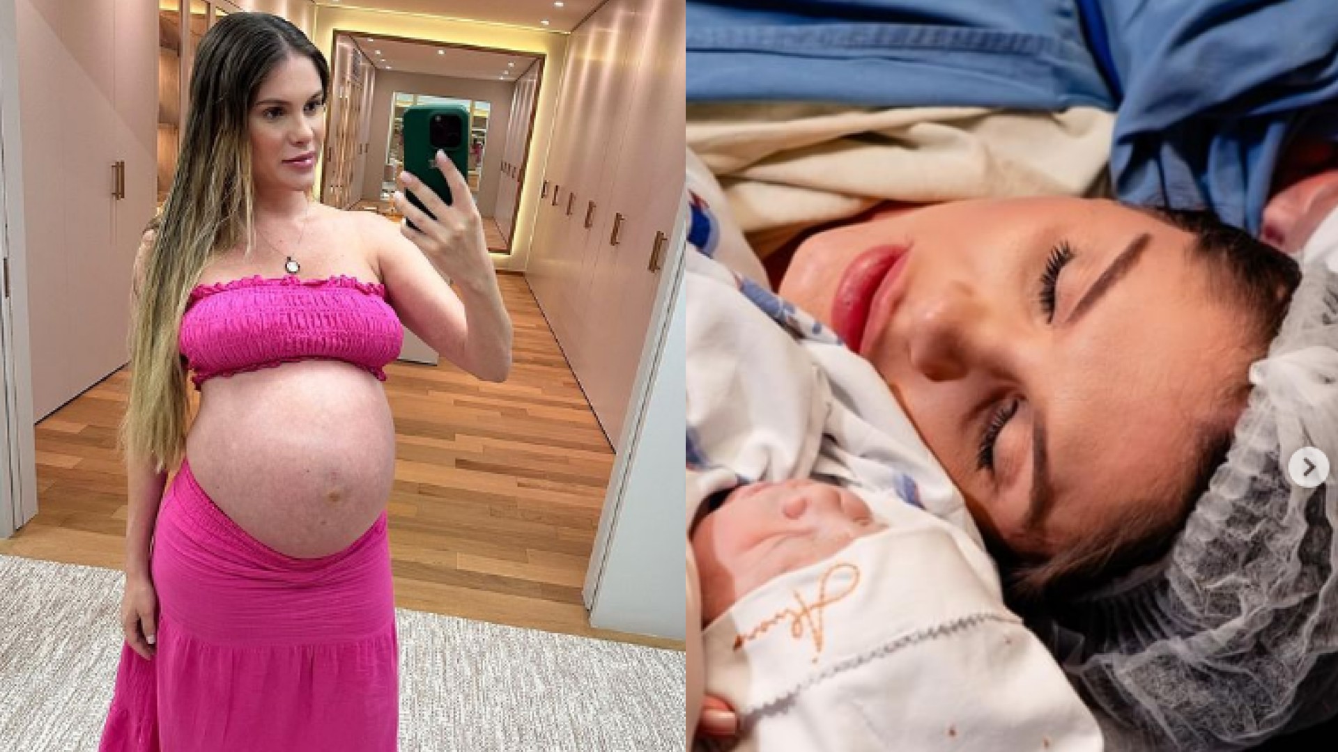 Bárbara Evans e os filhos gêmeos