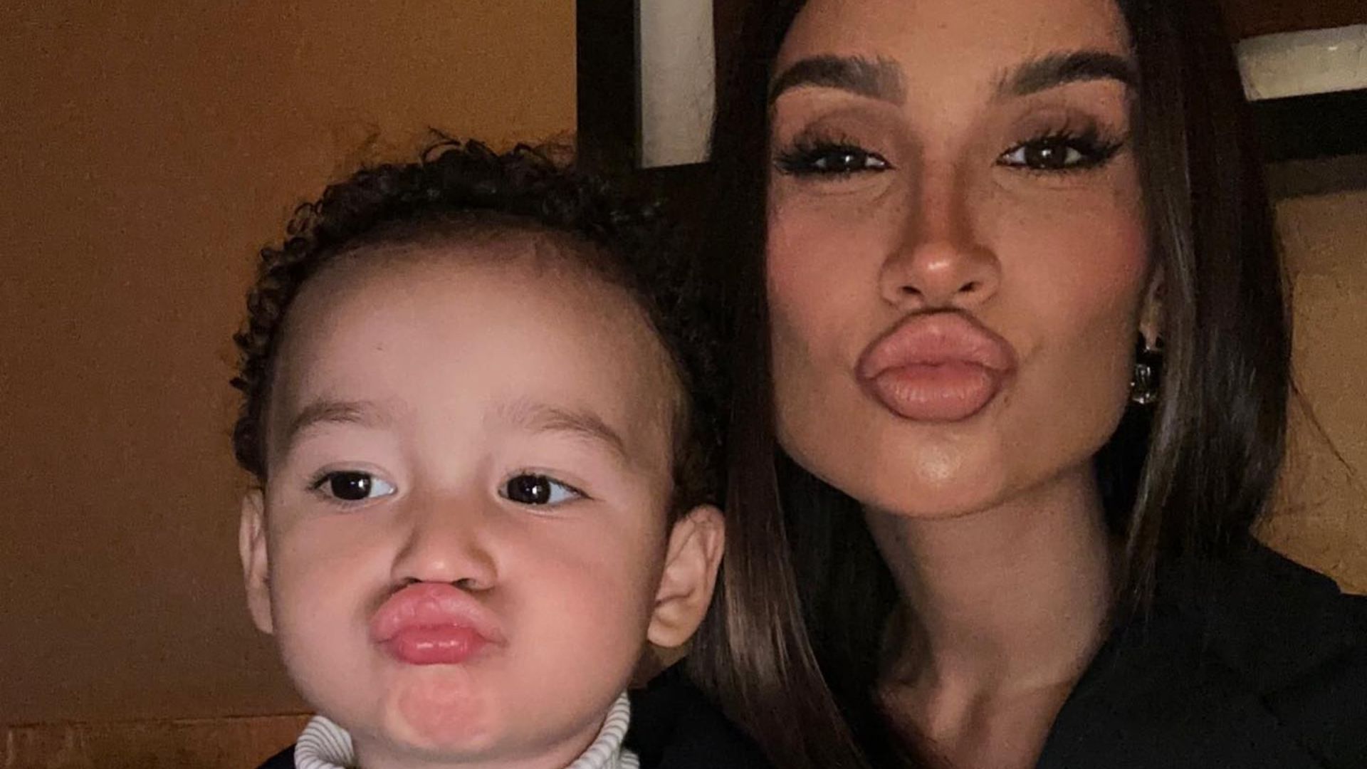 Bianca Andrade e filho
