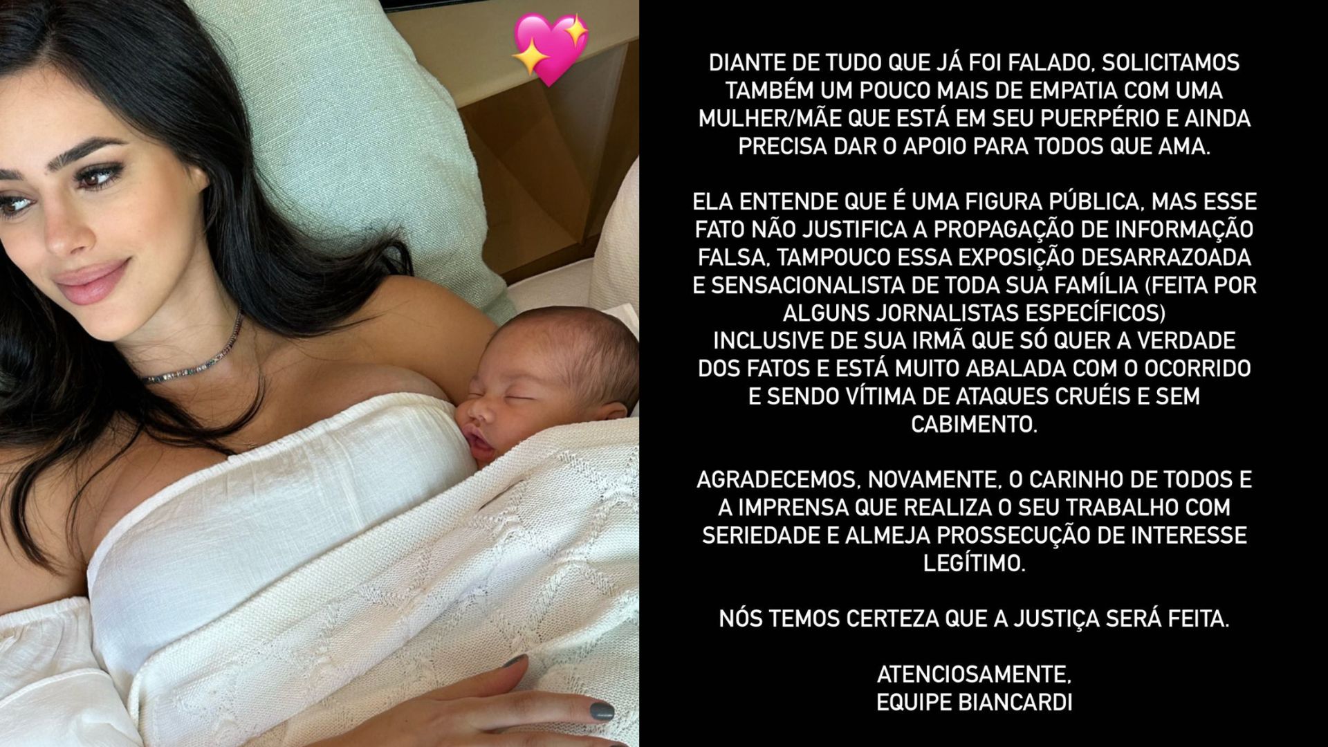 comunicado bruna biancardi