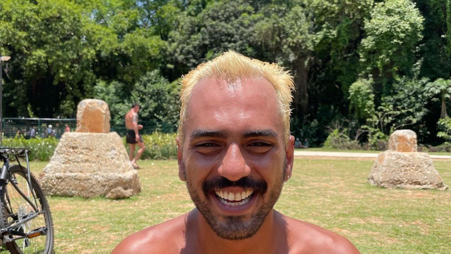 Alexandre Mortágua curtindo um dia de sol