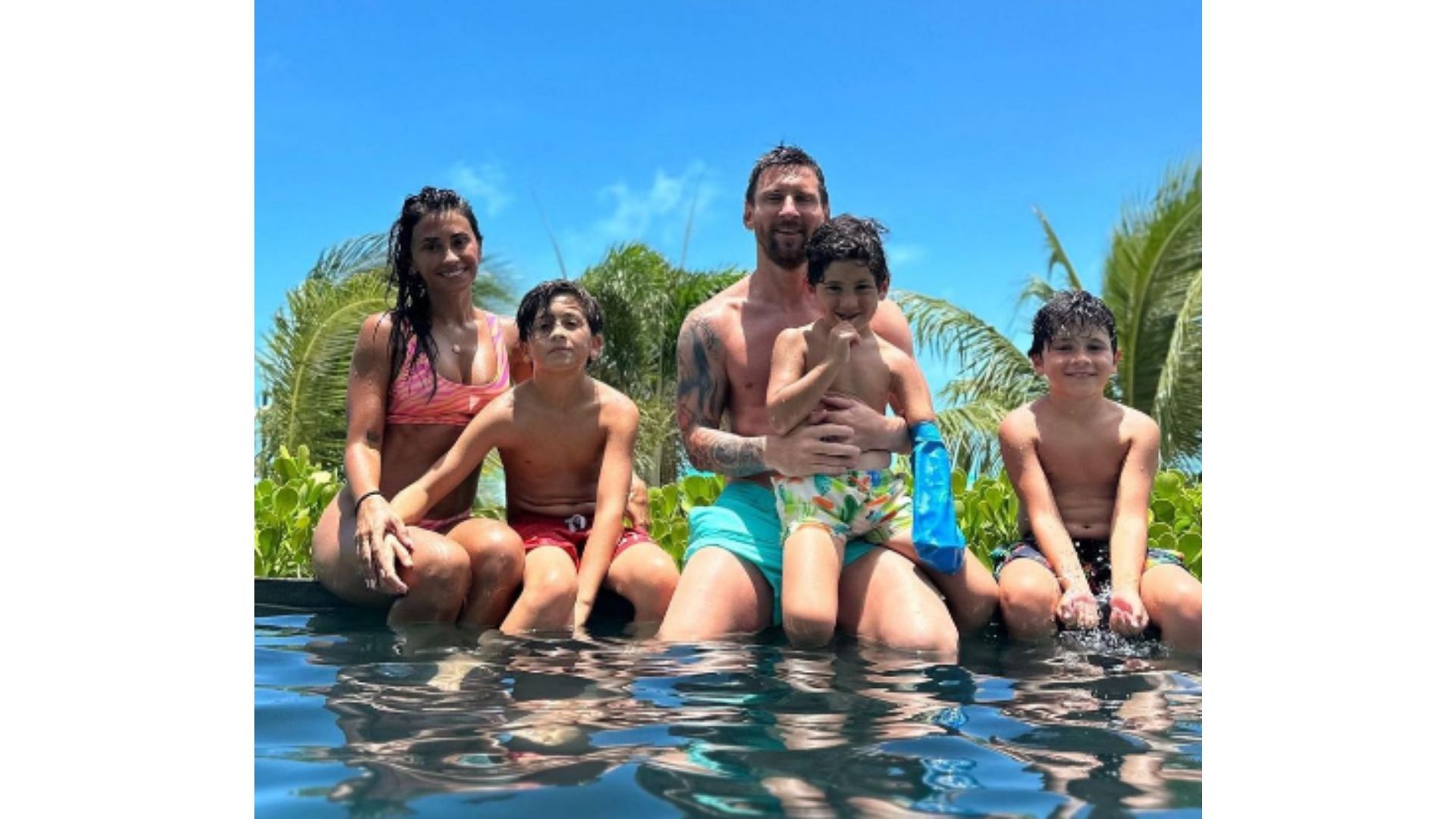 messi e esposa