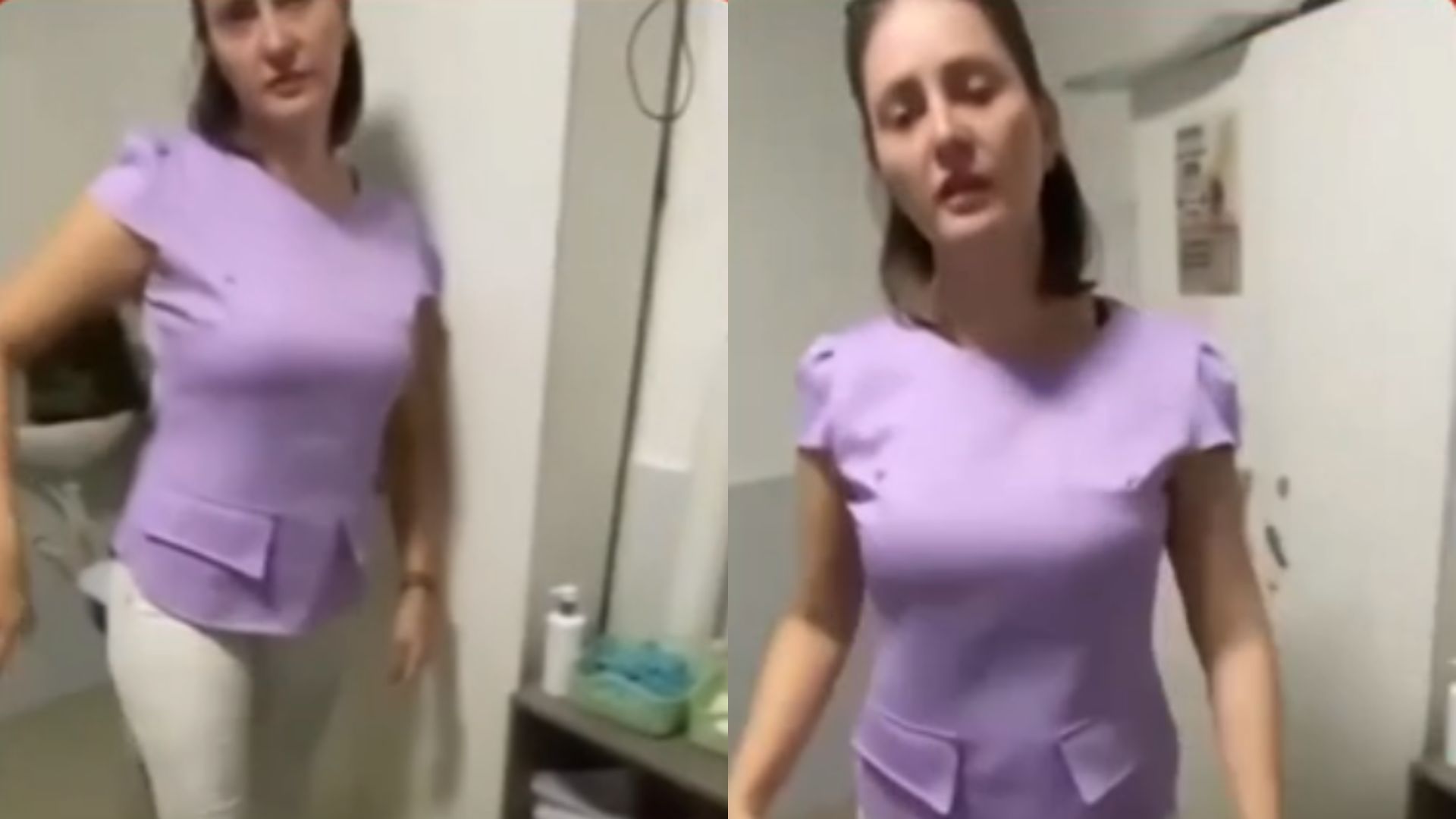 Mulher que agrediu paciente de marido, médico ginecologista