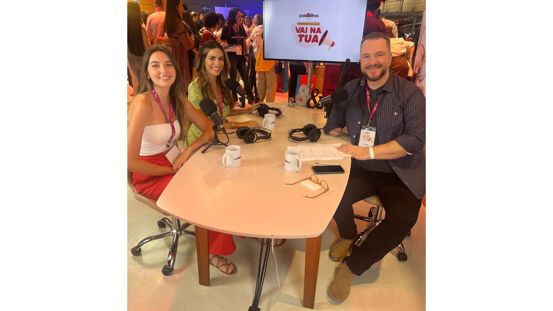 Milena e Fefa conversaram com Beto