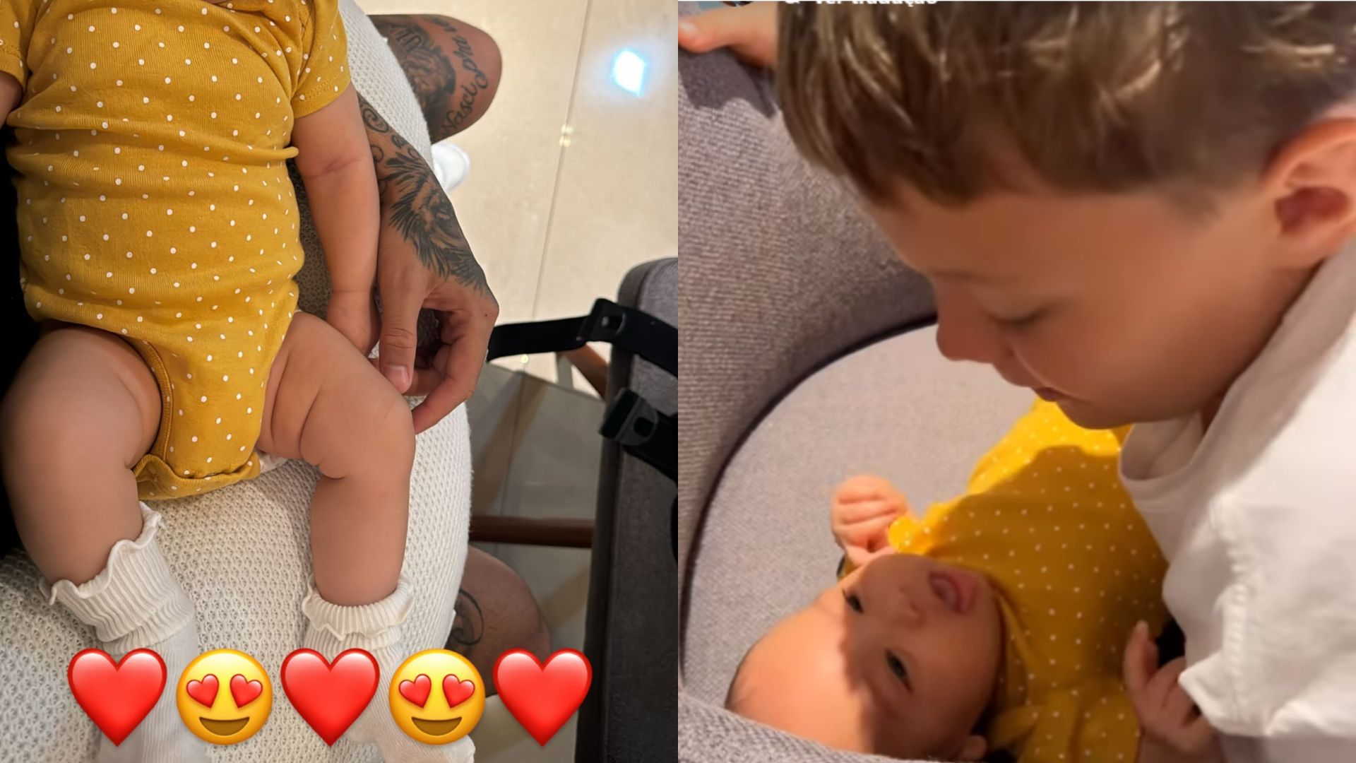 Davi Lucca e Mavie, filhos de Neymar Jr.