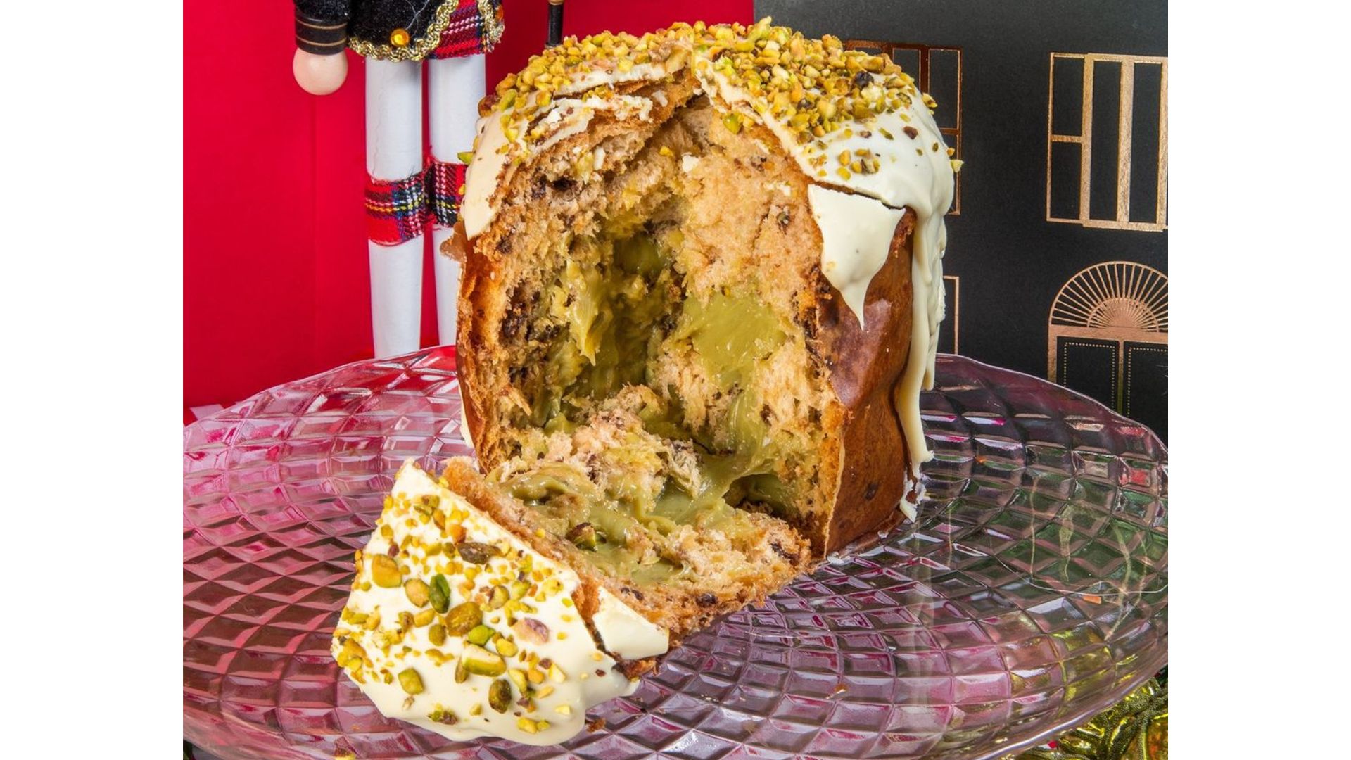 Chocotone Recheado com Brigadeiro de Pistache, da Carmella Patisserie