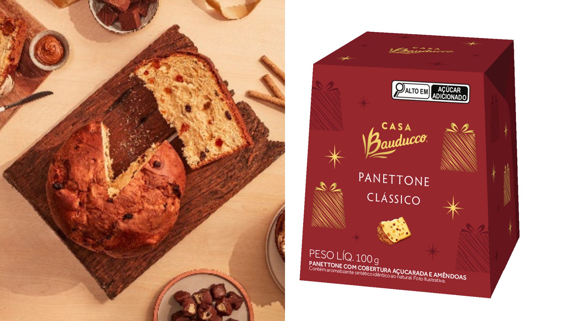 Panettone Clássico, da Casa Bauducco