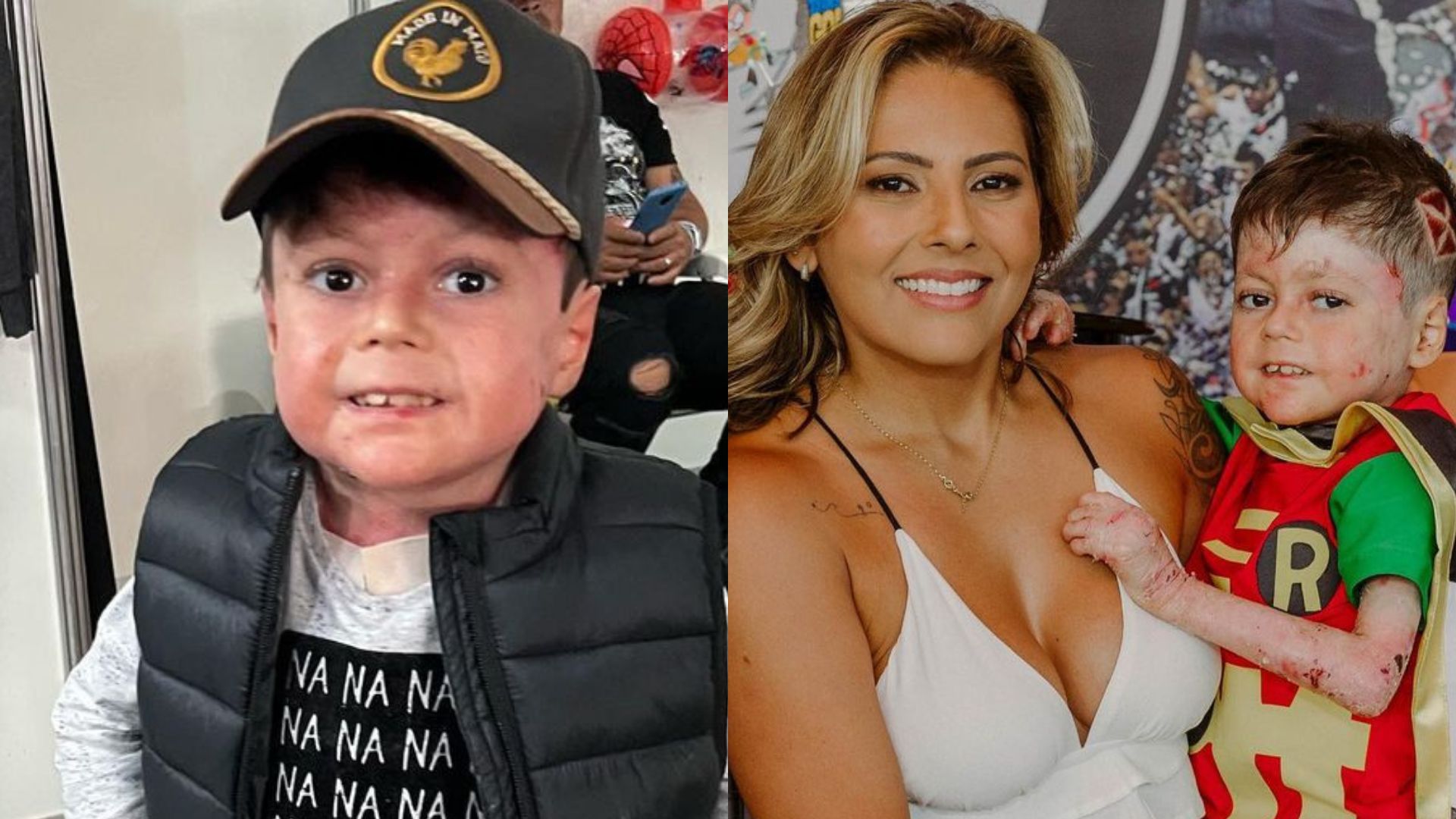 Pequeno Gui e a mãe