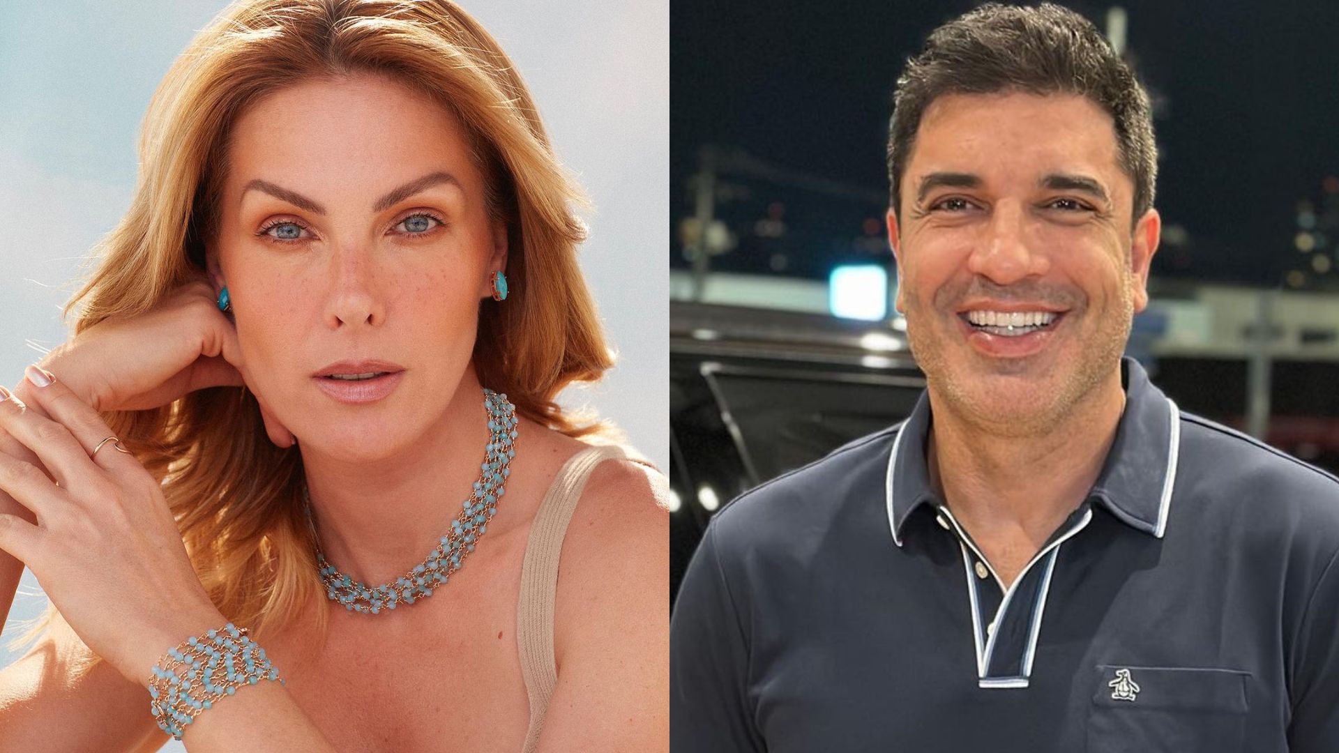 Ana Hickmann e Edu Guedes