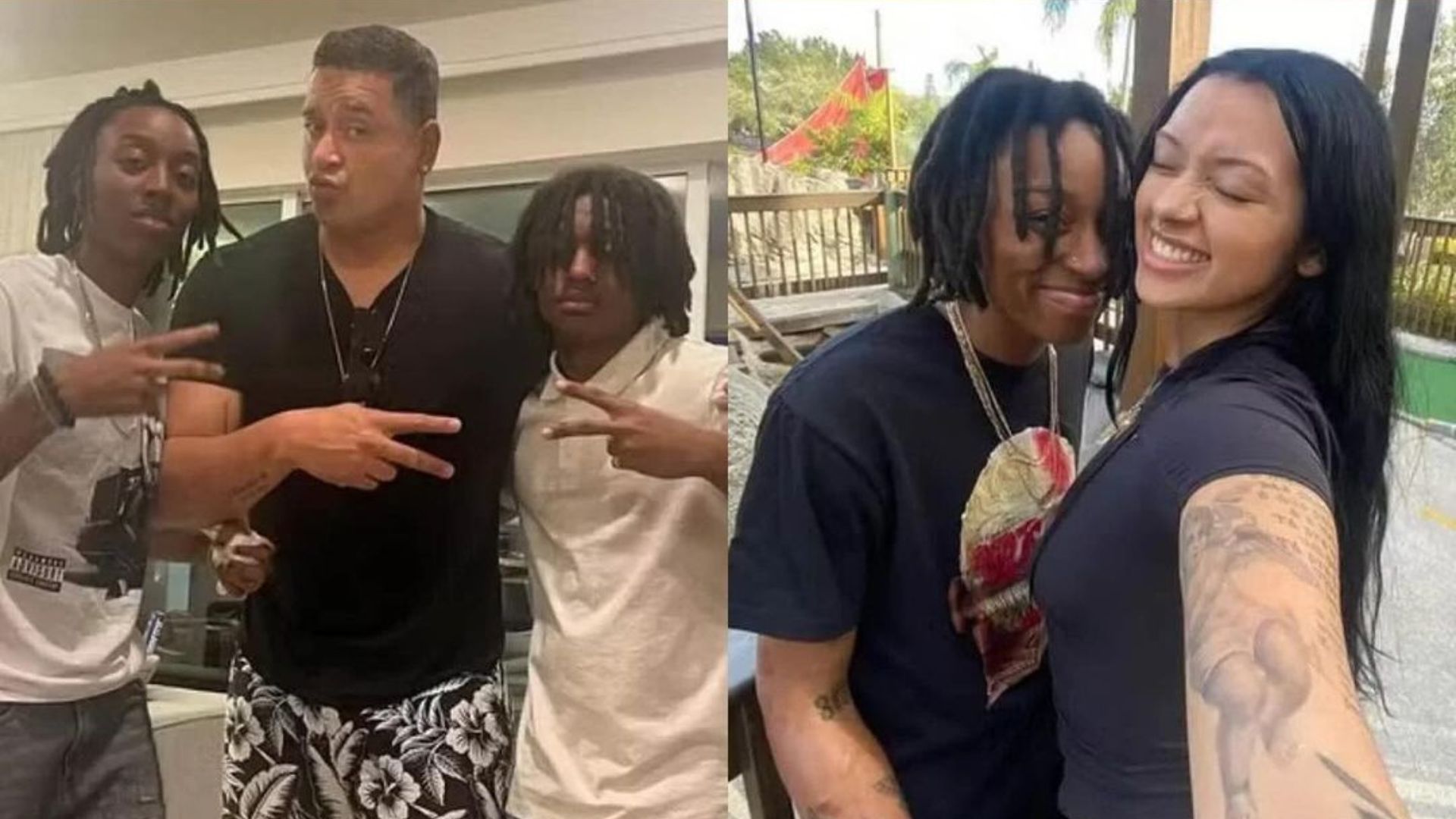 Daze, namorada de Camilly Victória, Xanddy e a filha