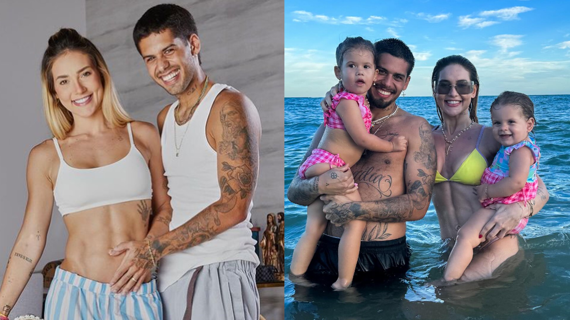 Família posando para foto
