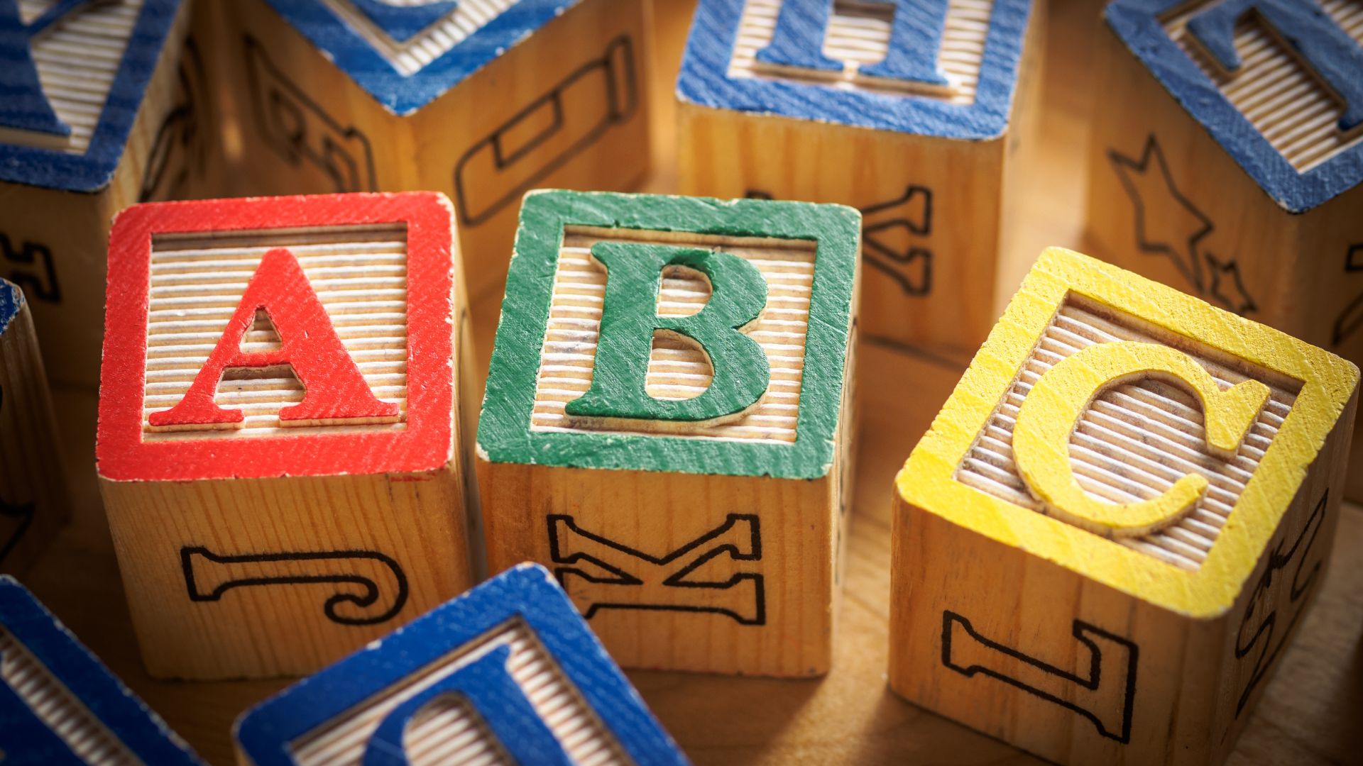Blocos de letras