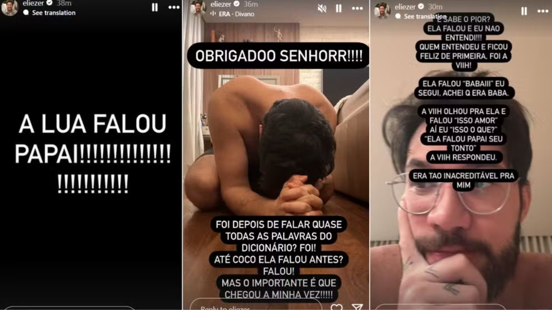 Homem feliz