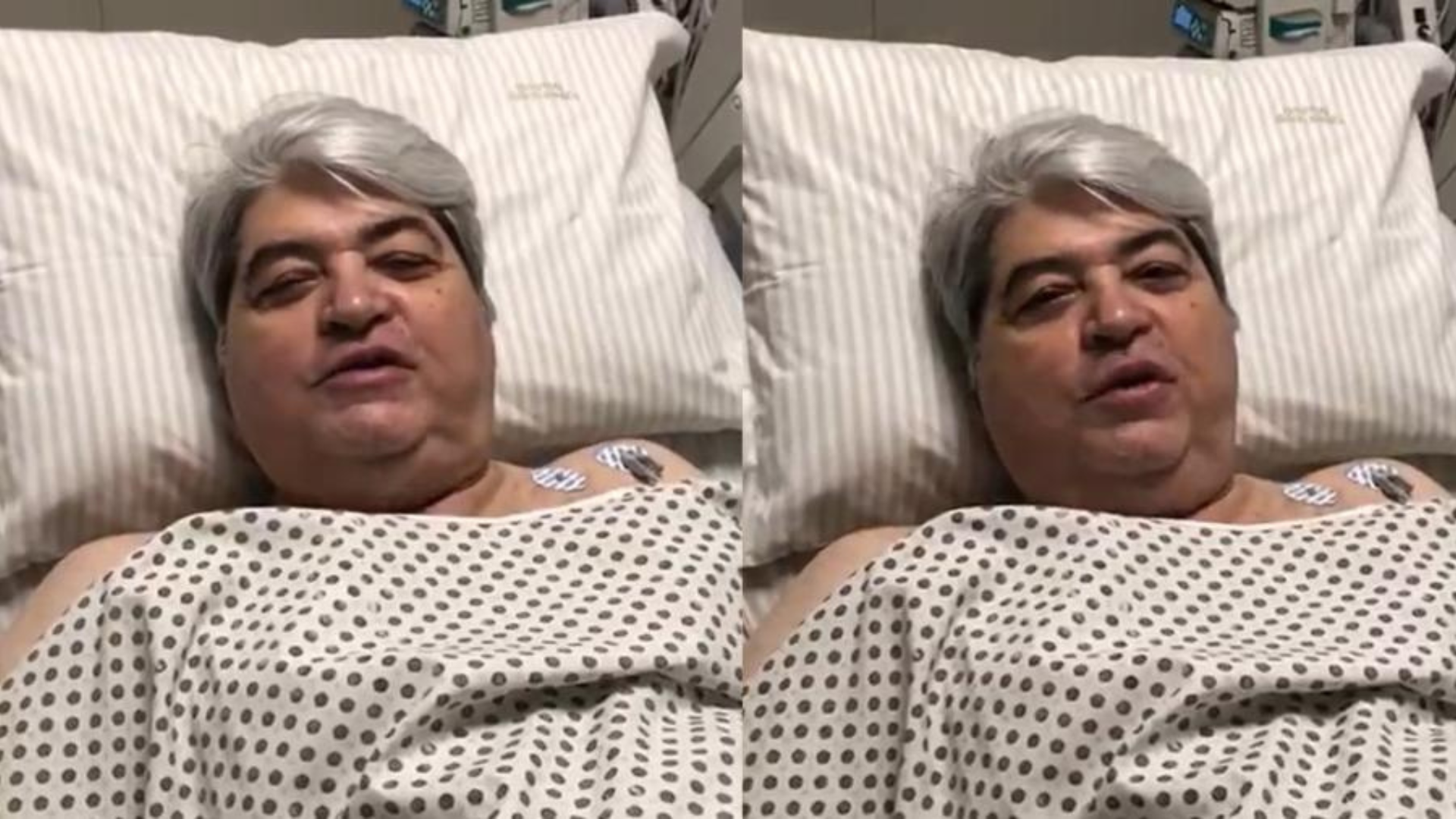 Datena no hospital