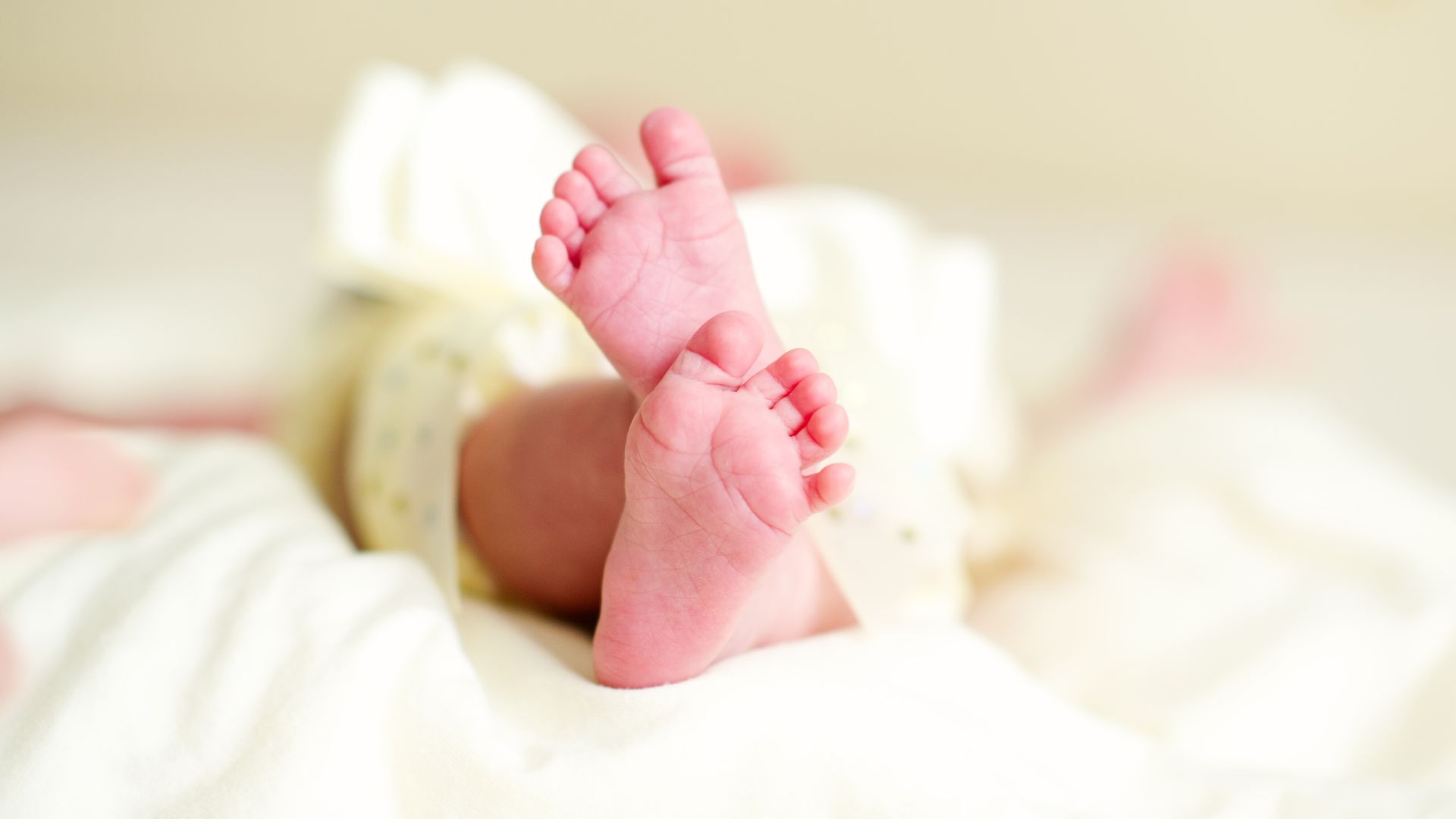 Pé de recém-nascido