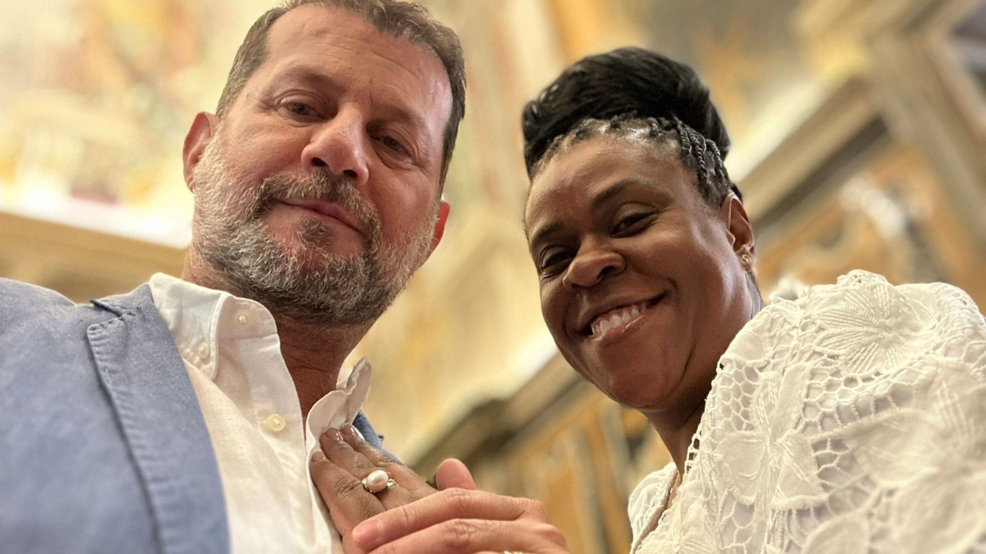 Cacau Protásio e marido