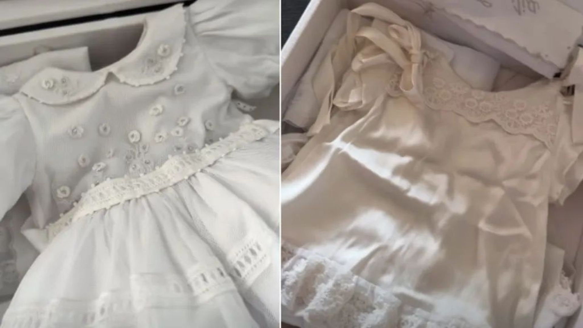 Vestido branco infantil