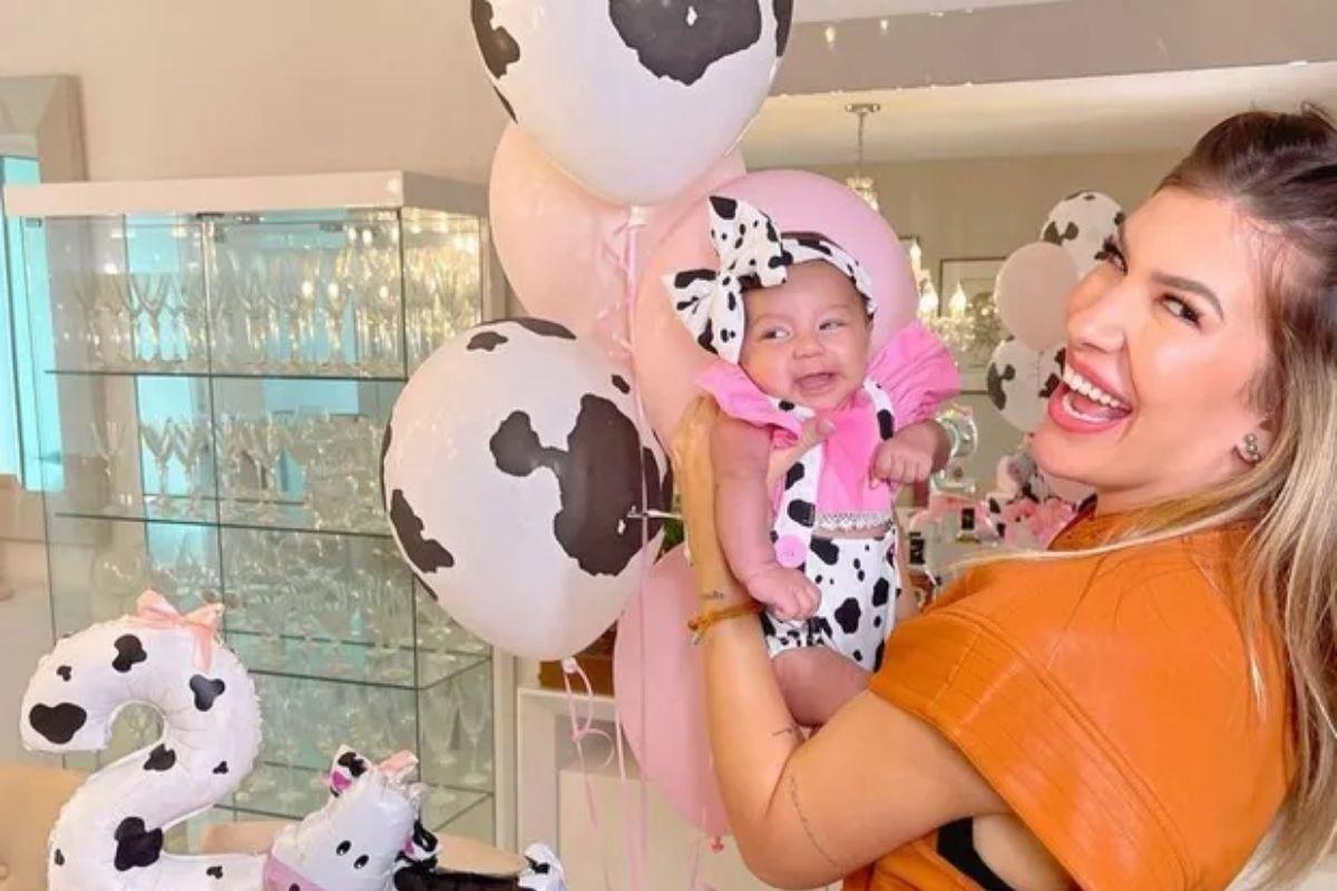 Lore Improta comemora a vida da filha