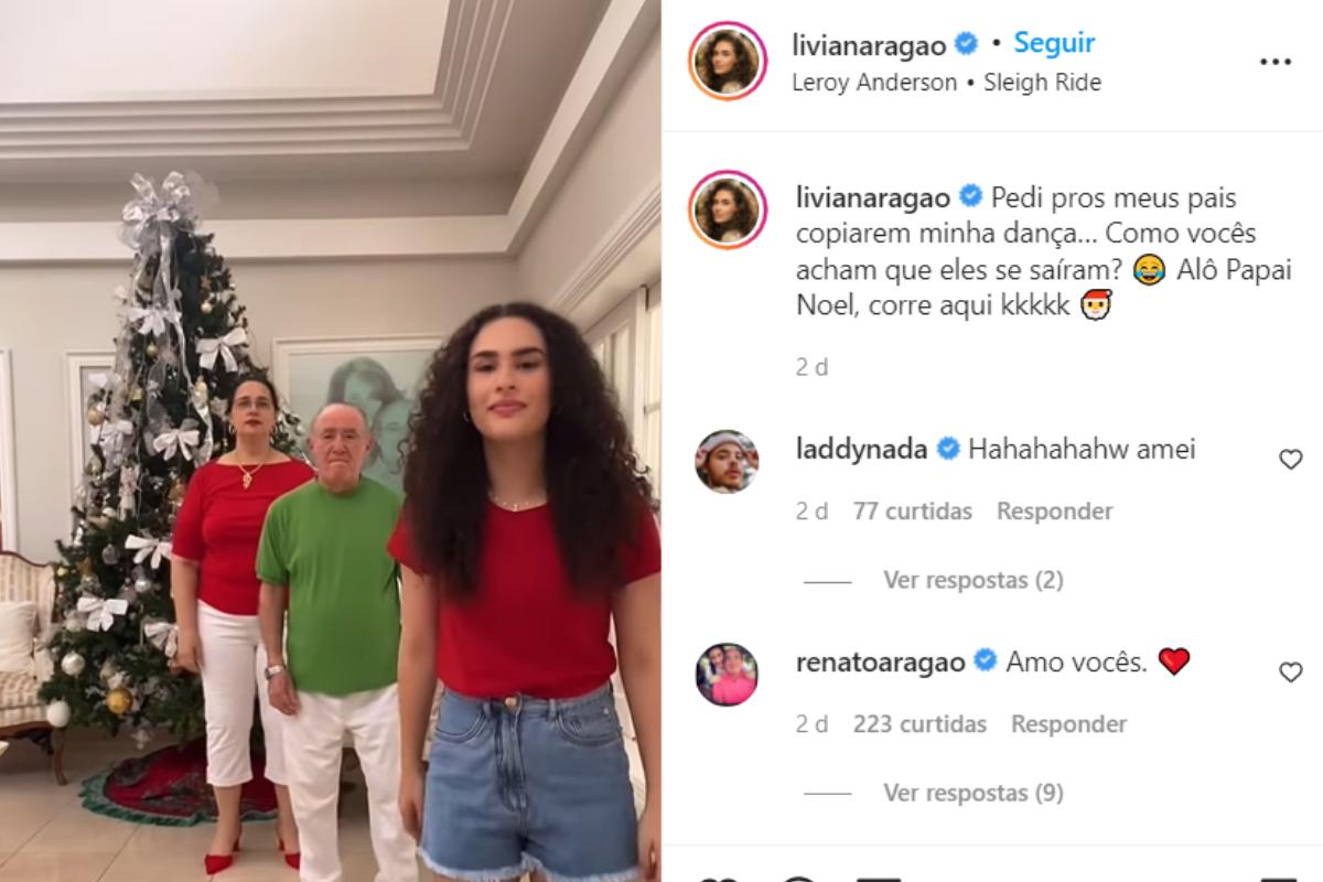 A família mostrou o ritmo contagiante nas redes sociais