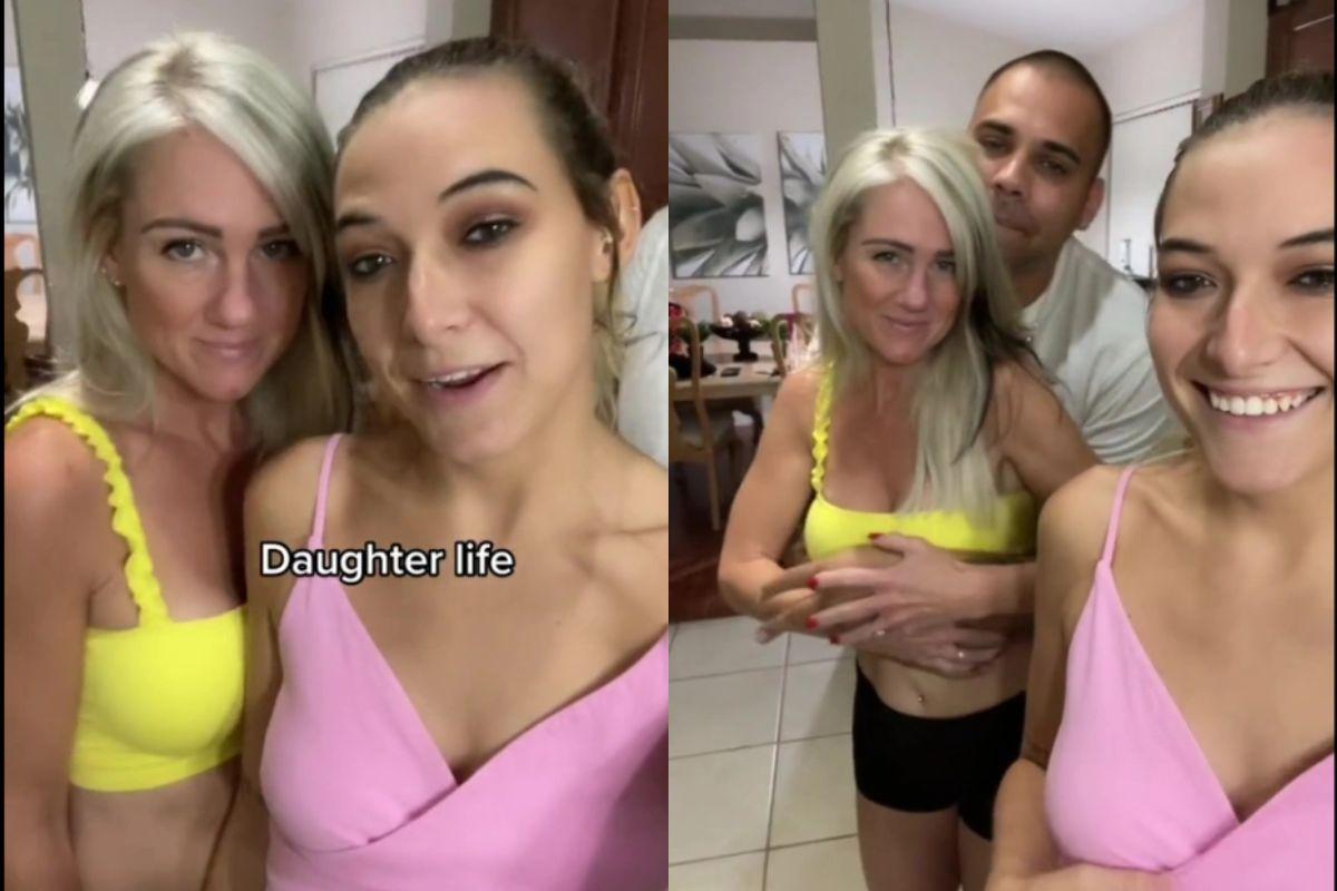 Filha conta que deixa a mãe e a irmã dormirem com o marido dela