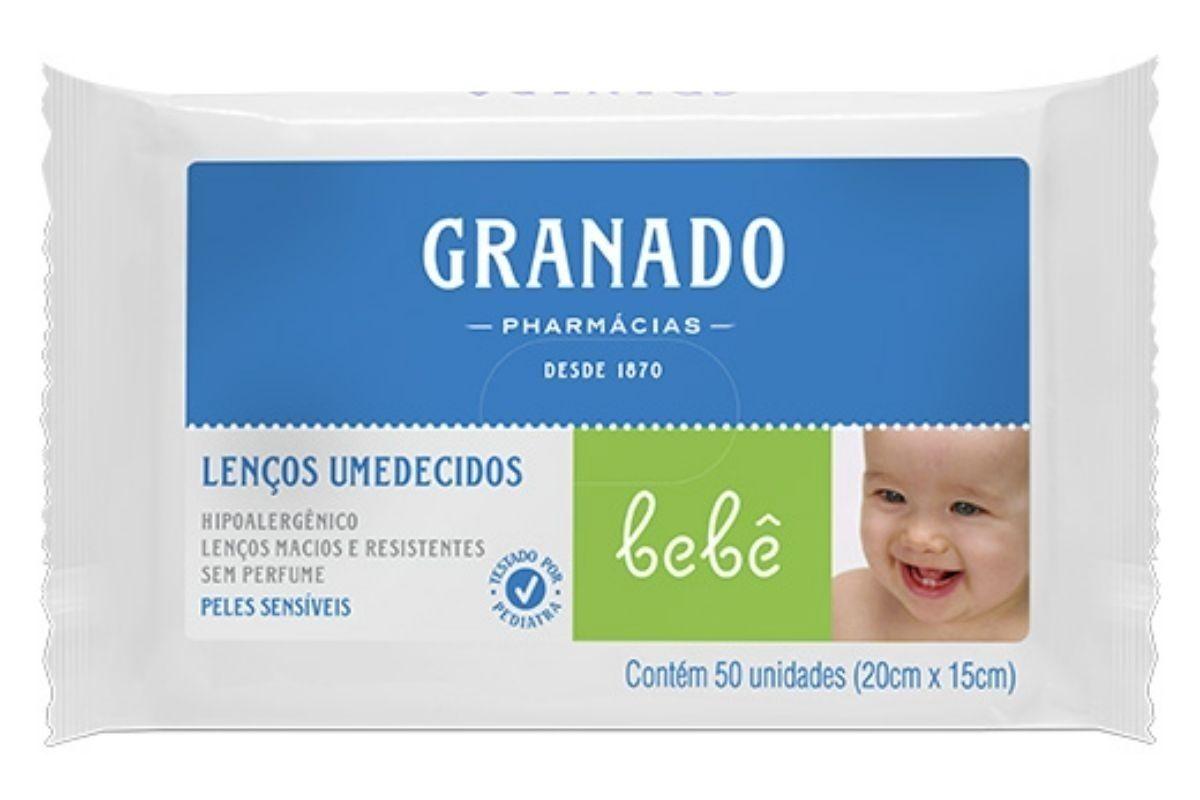 Lenços umedecidos da Granado