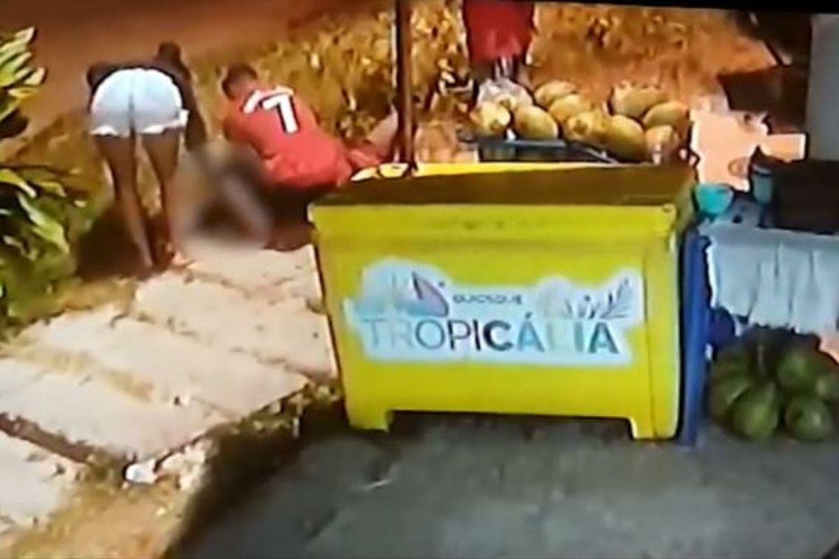 Moïse foi espancado no quiosque em que trabalhava