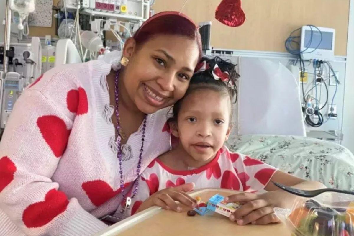 Chi Chi tem síndrome rara e recebeu o transplante no aniversário de 10 anos