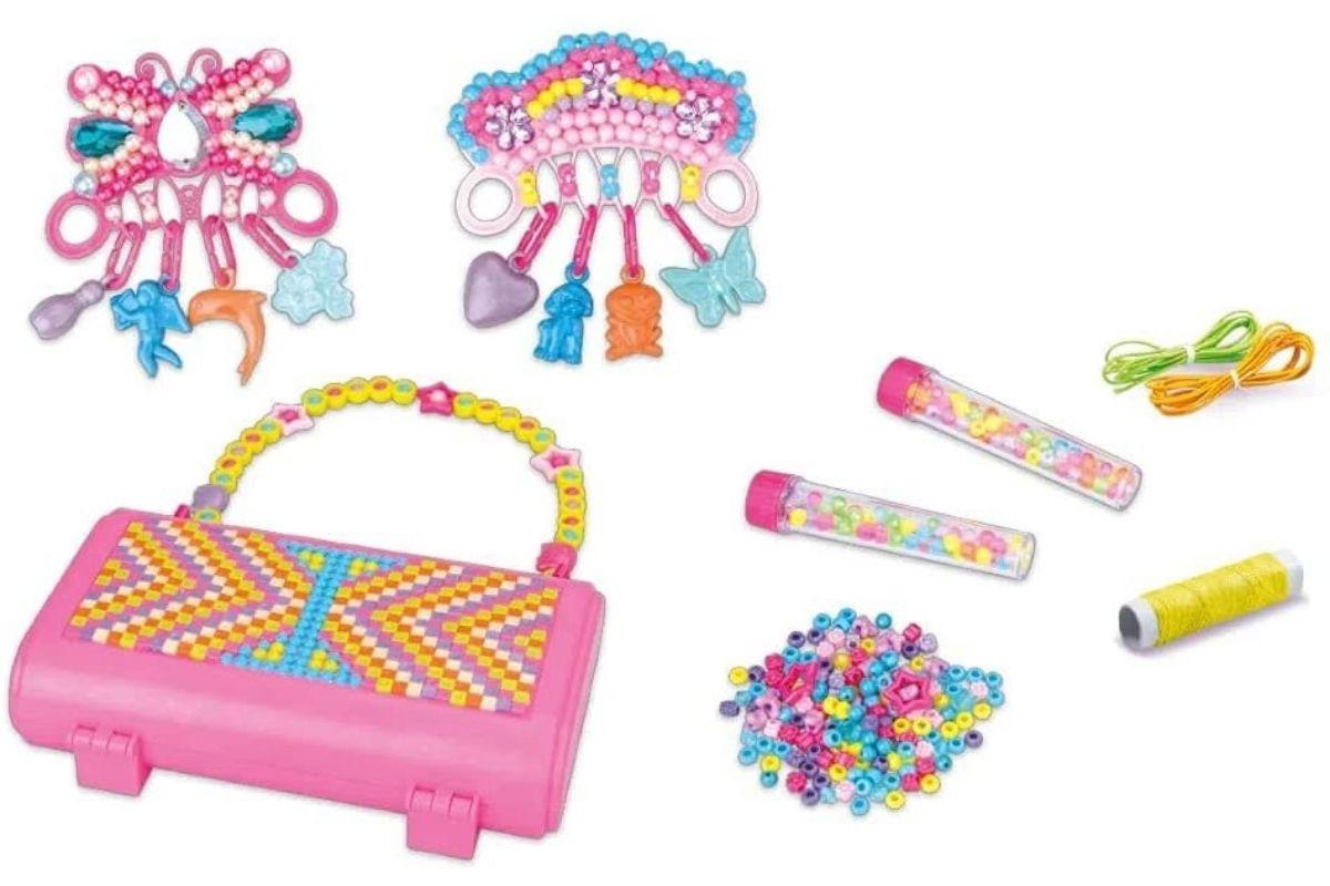Presente para Dia das Crianças: Kit para fazer acessórios com miçangas - Multikids