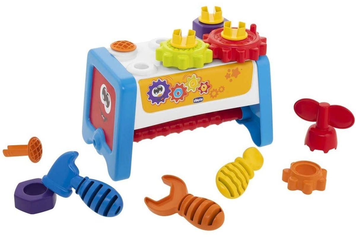 Presente Dia das Crianças: Mesa de ferramentas 2 em 1 - Chicco
