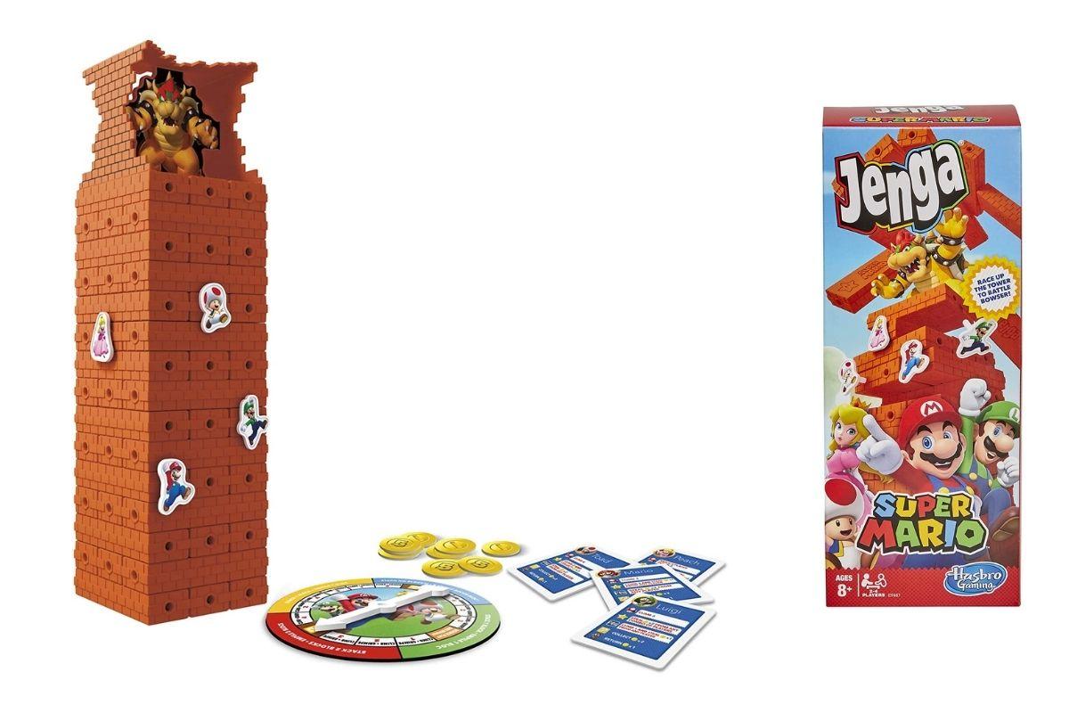 Jenga Super Mario - Jogo de Empilhar Blocos em promoção na Black Friday da Amazon