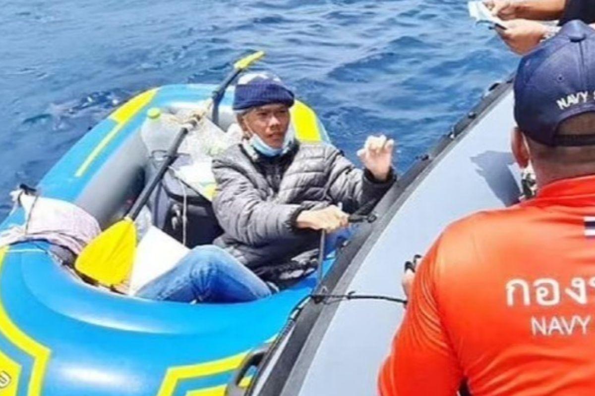 Homem é preso por remar por 2 semanas para rever a esposa que não via há 2 anos