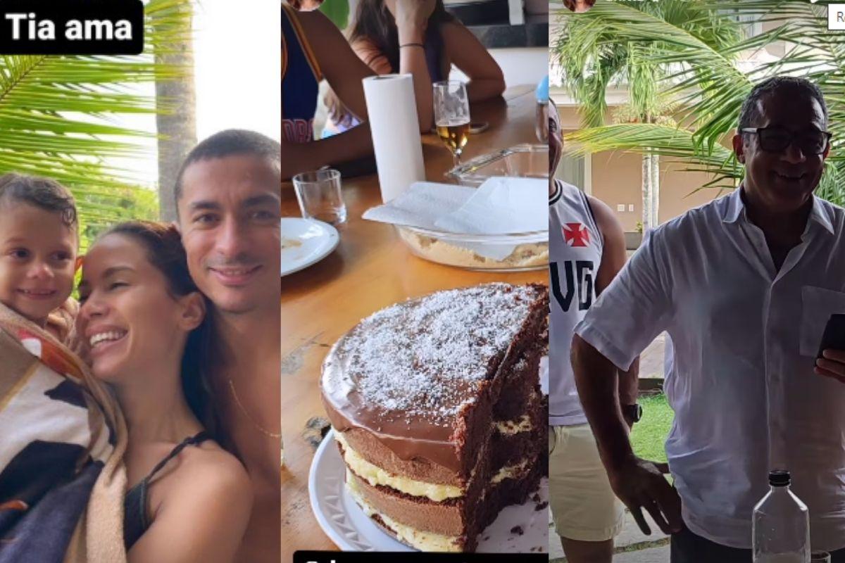 Anitta com a família