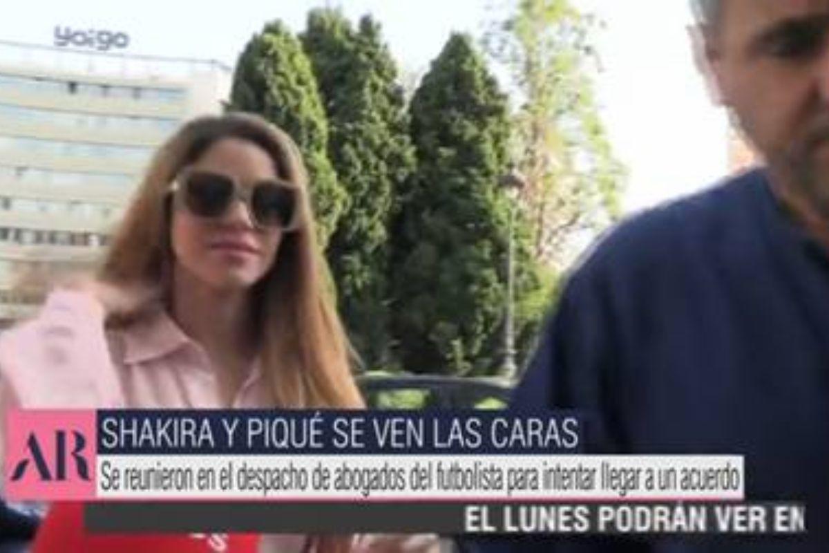 Shakira saiu da audiência logo depois do ex