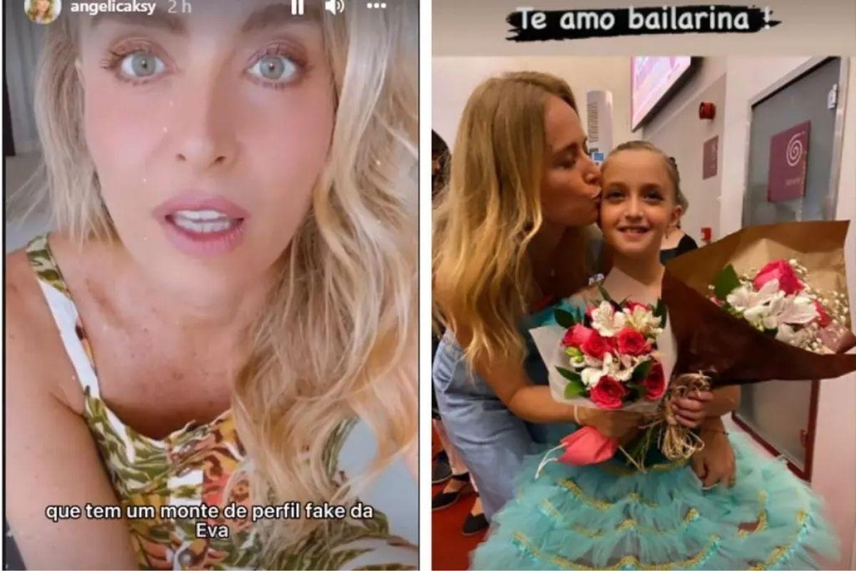 Angélica é mãe de Eva