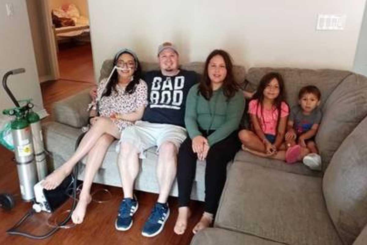 Após mais de um ano, a americana finalmente pôde voltar ao convívio diário da família
