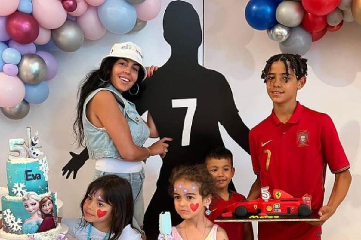 Comemoração do aniversário da família de Cristiano Ronaldo