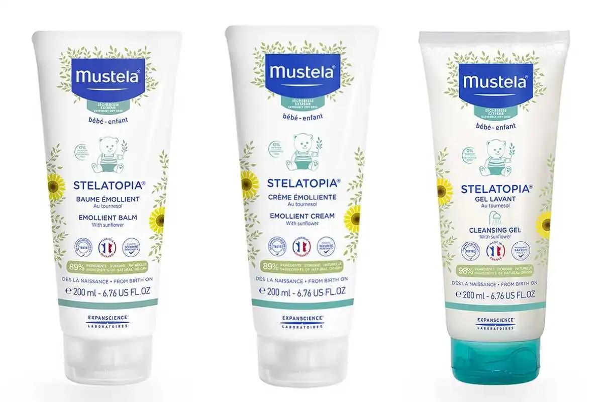 Linha stelatopia de Mustela pensada para a pele atópica