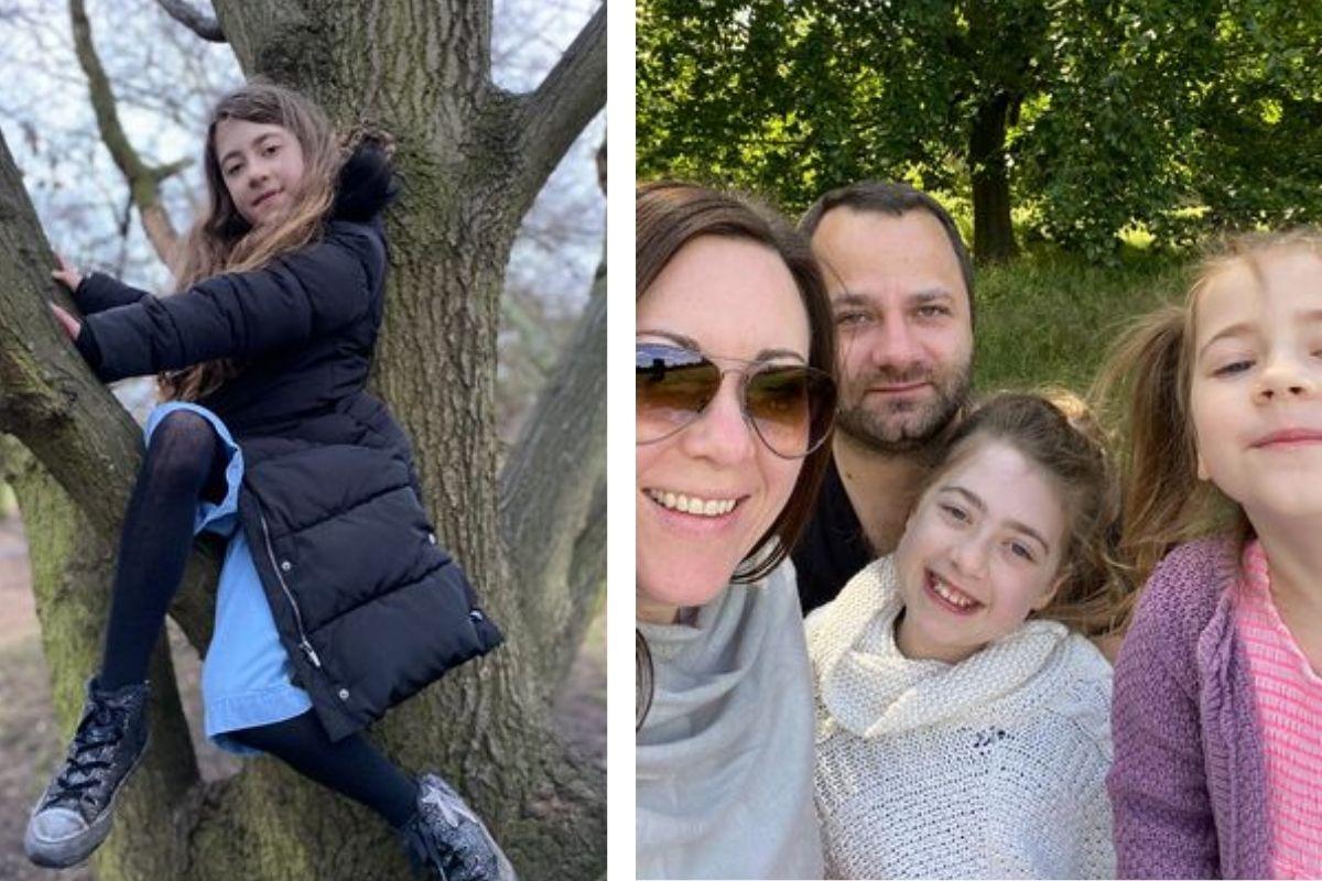 Rosie com a família