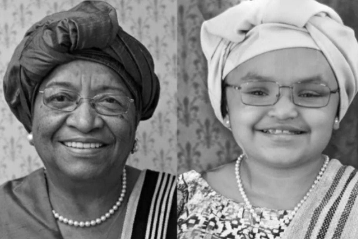 Menina faz releitura de fotos de mulheres negras