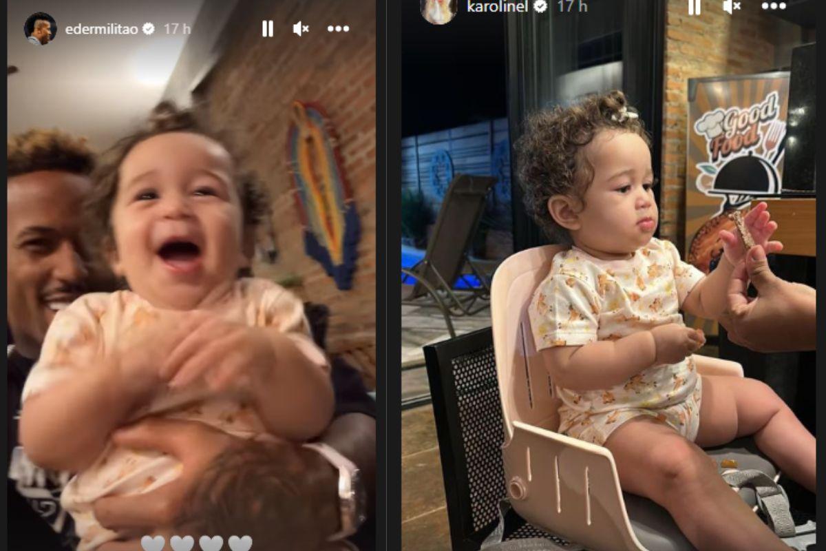 Karoline Lima e Éder Militão