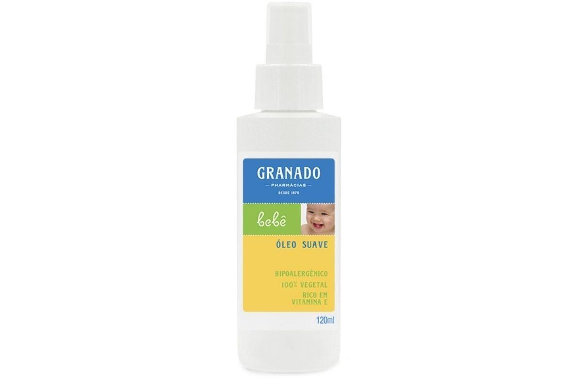 A Granado tem uma linha de óleos suaves, hipoalergênicos e 100% vegetais.