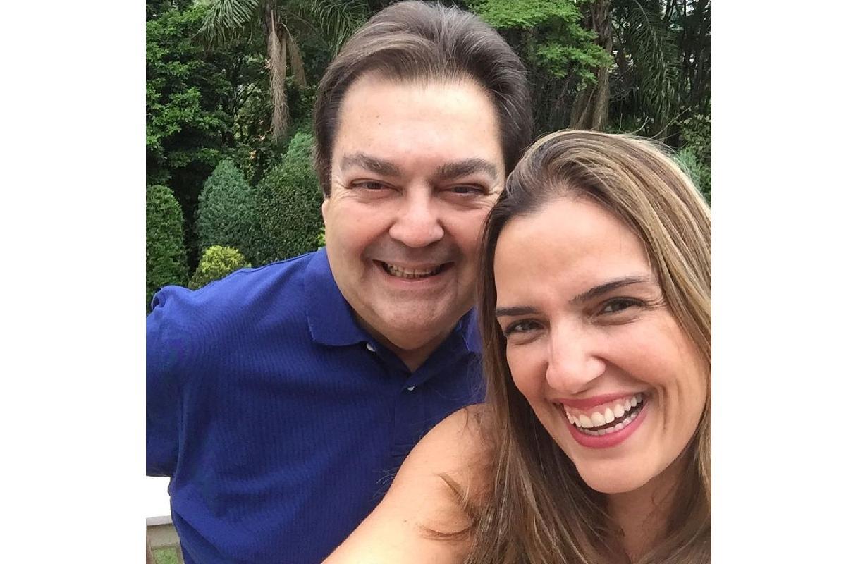 Faustão e Luciana Cardoso
