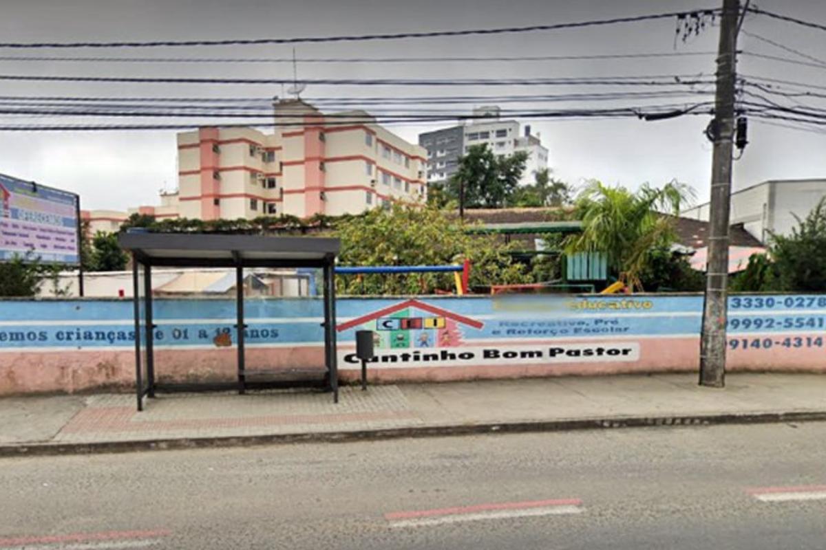 Creche que foi atacada em Blumenau